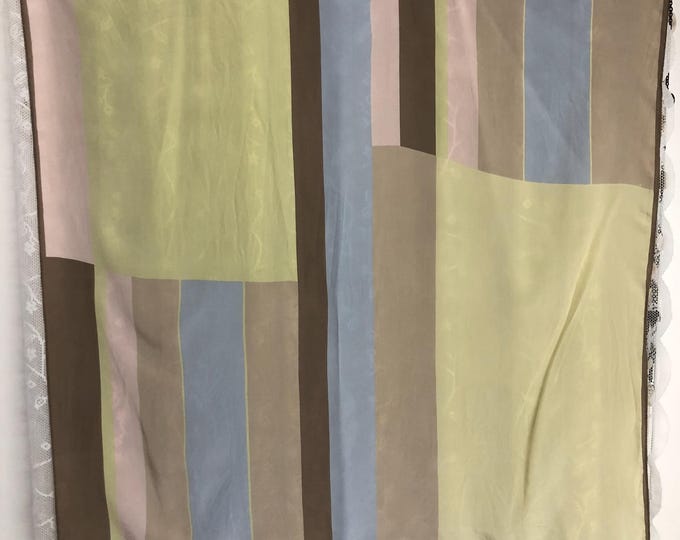 Vintage head scarf, possibly silk