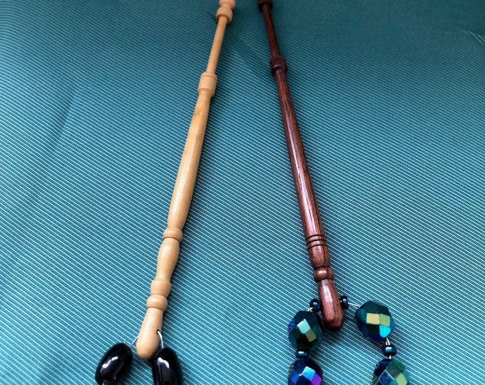wooden lacemaking bobbins