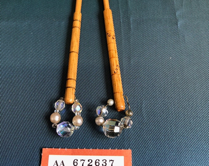wooden lace bobbins