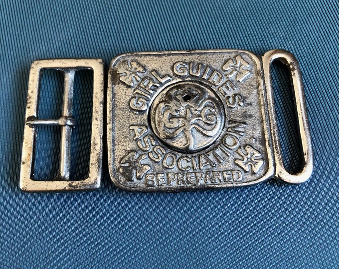 Vintage Girl Guide Buckle
