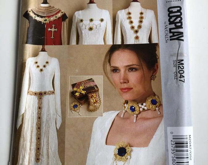 McCalls Costume Paper Pattern M2047, Cosplay, Historical Jewellery