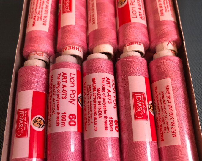 Vintage Lion Poly  60 Thread - Bright Pink