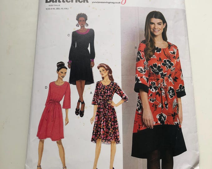 Sewing Pattern: Ladies Dress Pattern, Butterick 6409