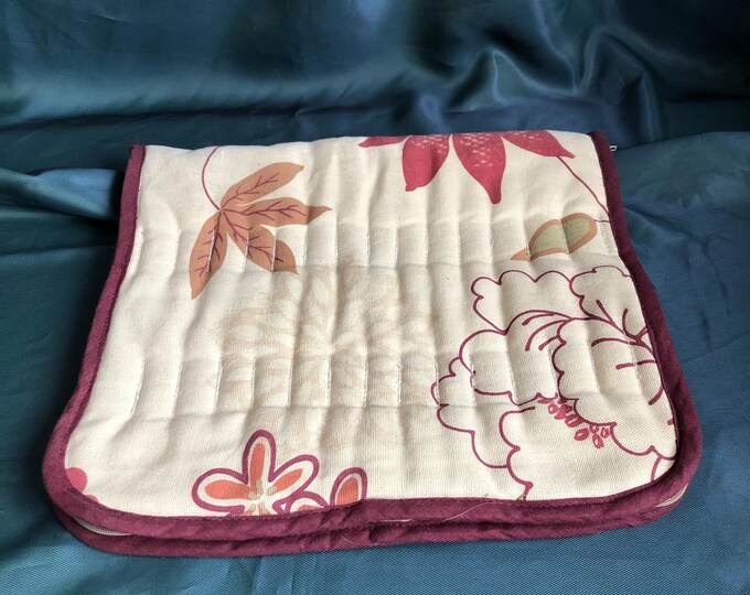 large vintage lacemaking bobbin bag