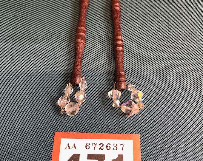wooden lace bobbins