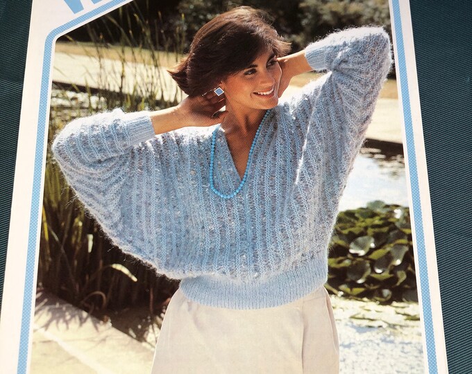 Paper vintage knitting Pattern Wendy Dolce and Donna 2354