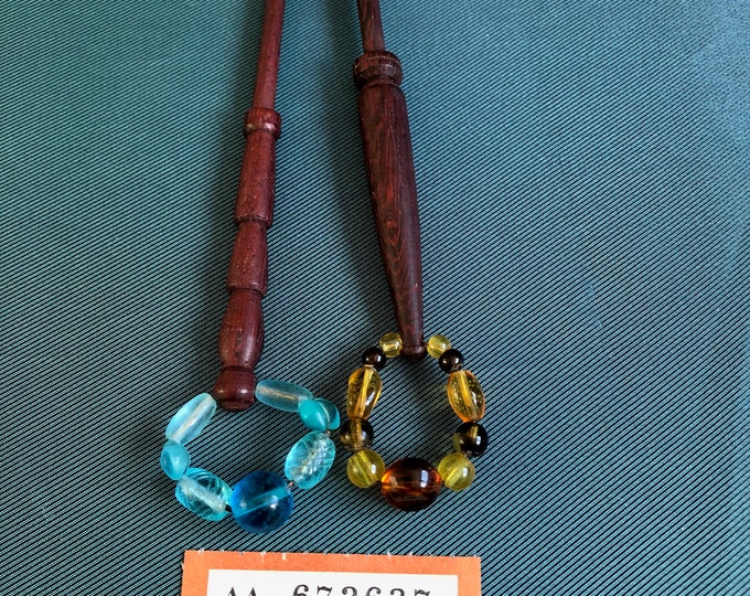 wooden lace bobbins
