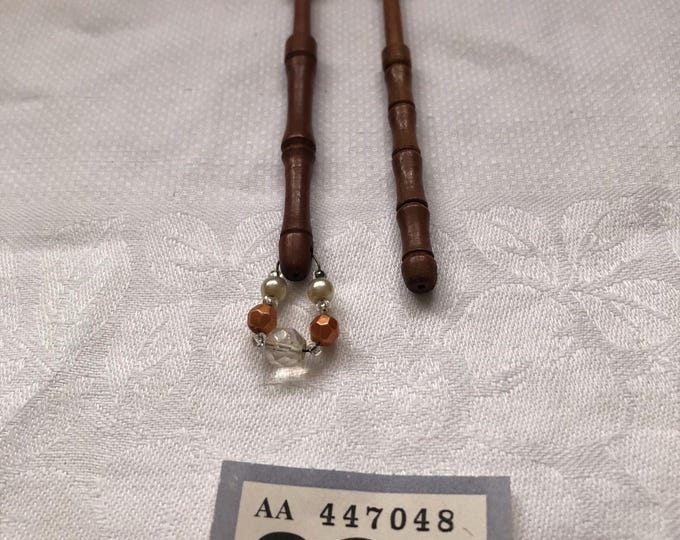 Wooden lace bobbins