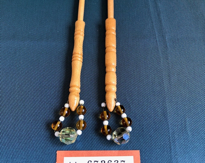 wooden lace bobbins