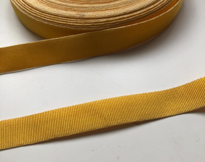 Military grosgrain yellow medal braid