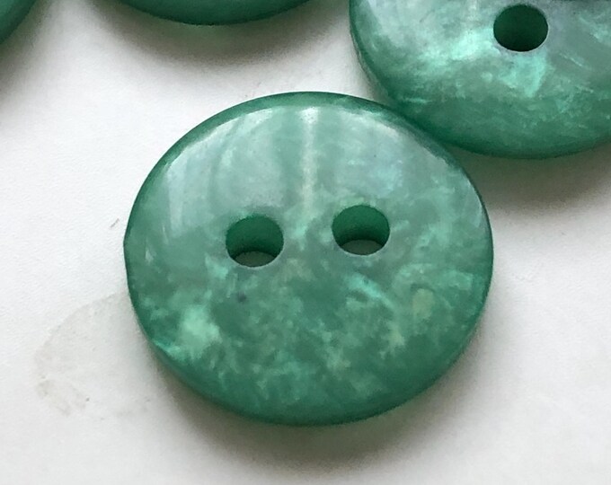 Buttons, Vintage green buttons