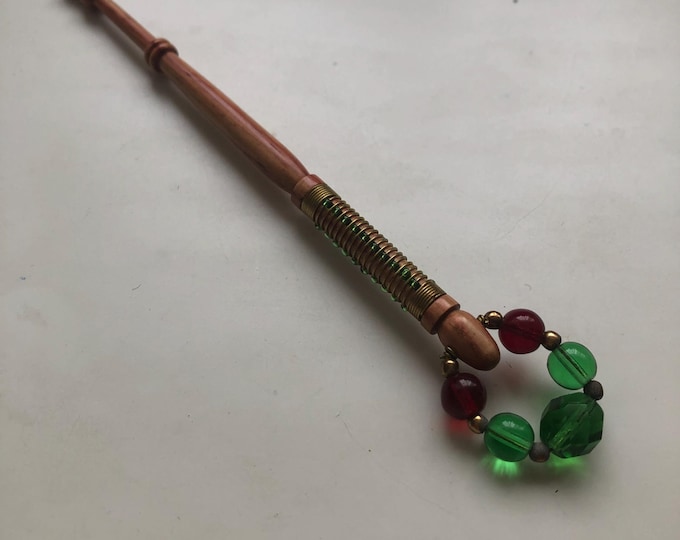 wooden lacemaking bobbin