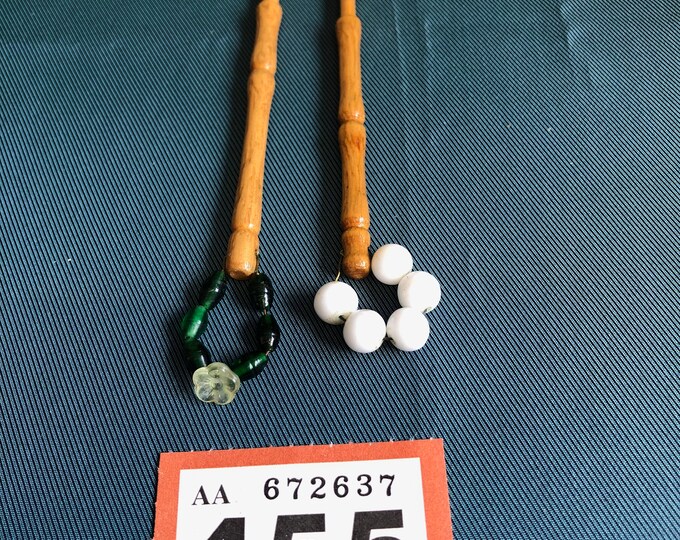 wooden lace bobbins