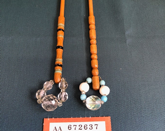 wooden lace bobbins