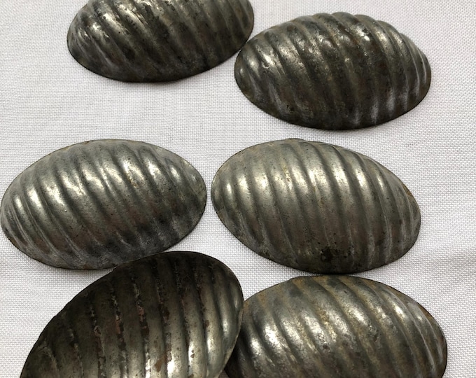 Vintage French Madeleine cases x 6