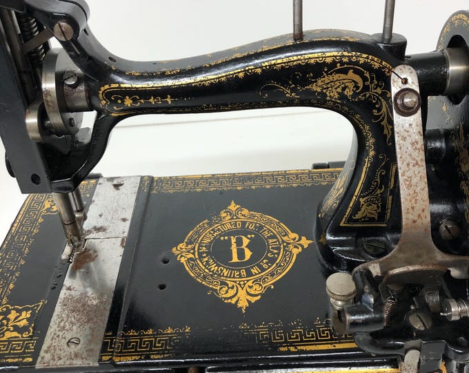 Atlas B Brunswick sewing machine - antique