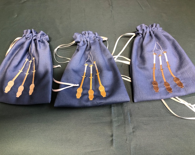lacemaking bobbin bag