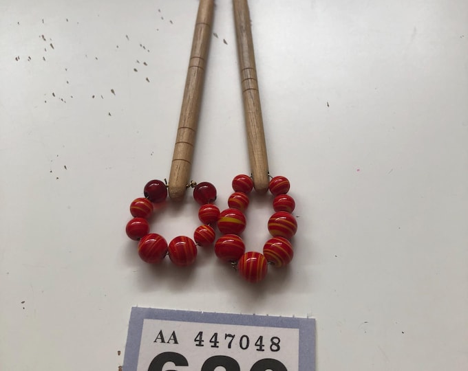 Lacemaking bobbins x 2
