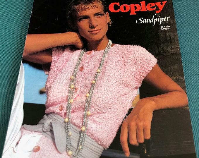 Paper vintage knitting Pattern Copley, Sandpiper D 917
