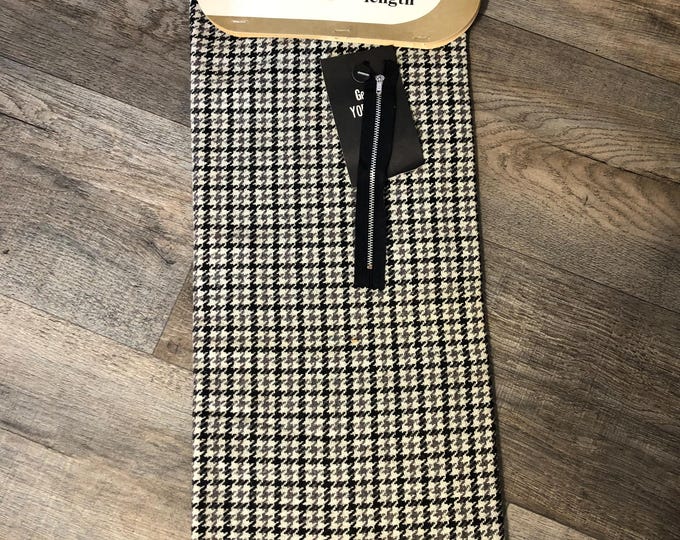 Vintage wool tweed skirt length