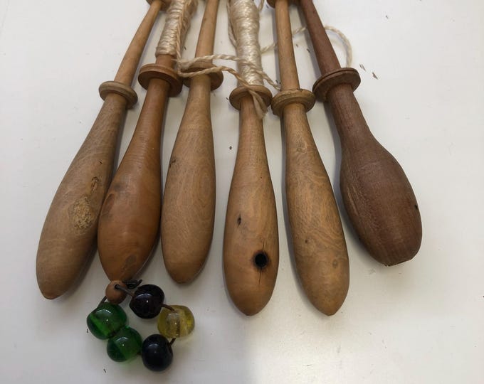 Lacemaking bobbins x 6