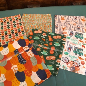 Reusable, washable food snack bags