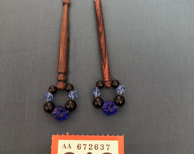 wooden lacemaking bobbins,