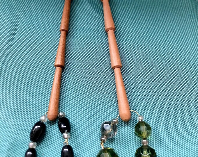 wooden lacemaking bobbins