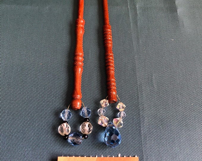 wooden lace bobbins