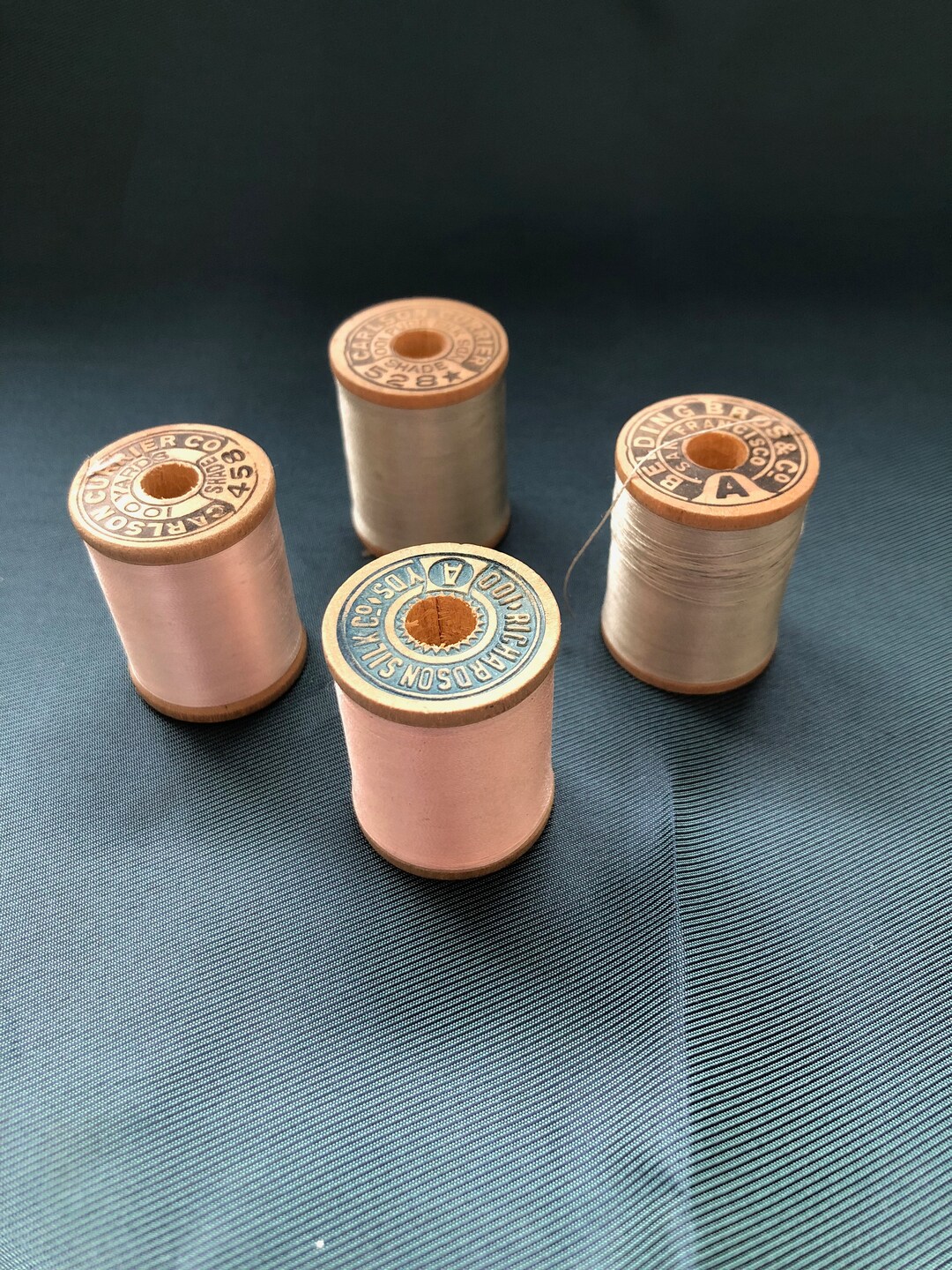 Vintage Silk Threads: 4 Spools, 100 Yards Each - Etsy Australia