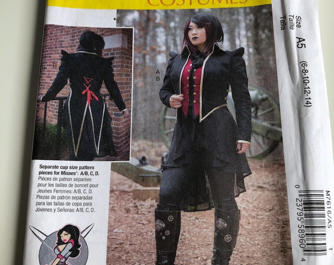 McCalls Costume Paper Pattern M7616