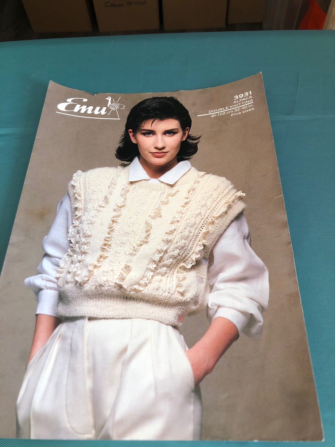 Paper Vintage Knitting Pattern Emu - 3931 - Etsy
