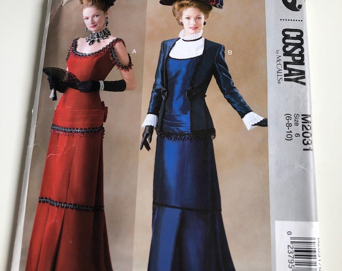 McCalls Costume Paper Pattern M2031, Cosplay