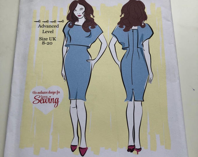 The floating bodice dress pattern, UNCUT, Factory Folded Simply Sew No. 11