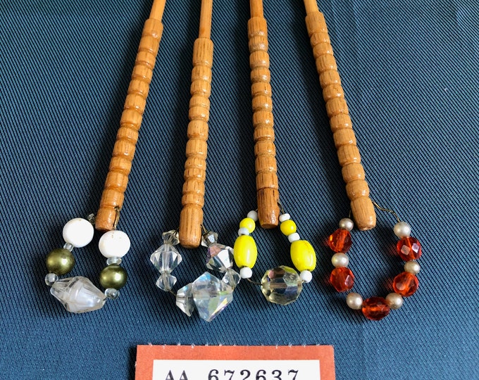 wooden lace bobbins