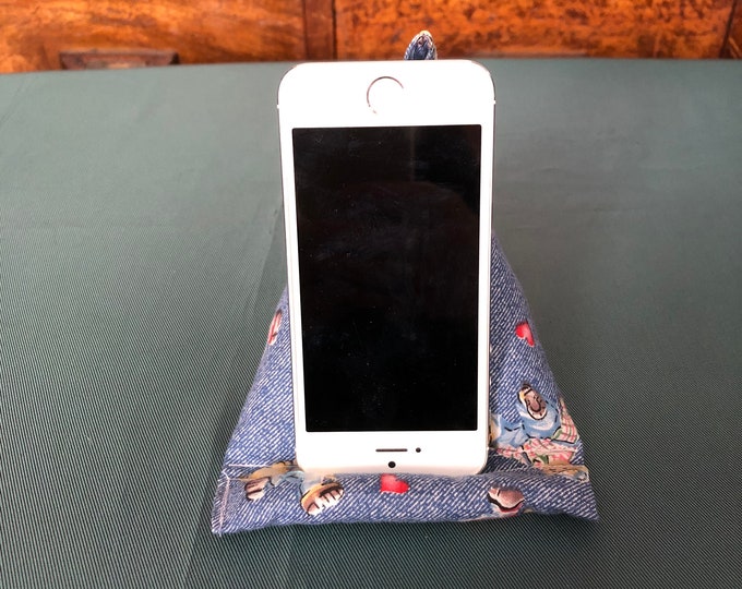 mobile phone, kindle or iPad  stand handmade