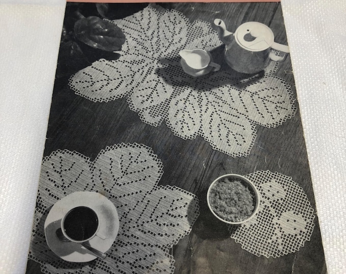 Vintage crochet pattern, Coats crochet Design 658