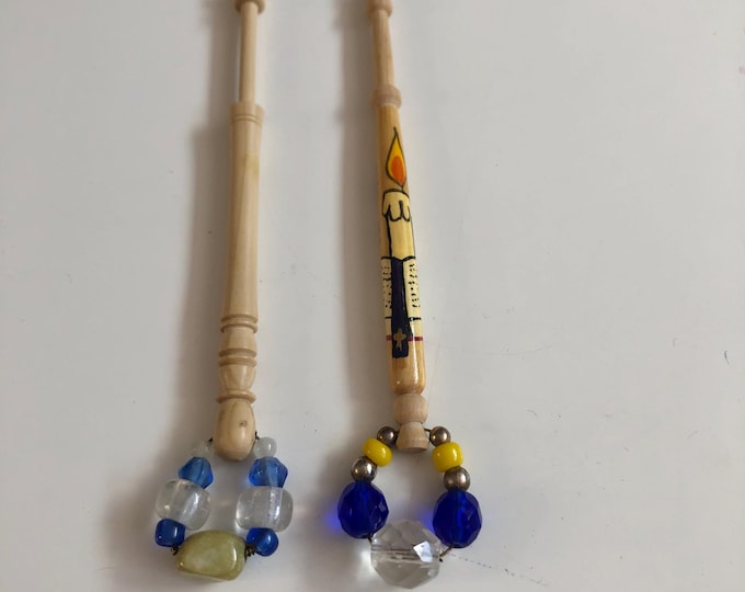 Lace Making Bobbins x 2
