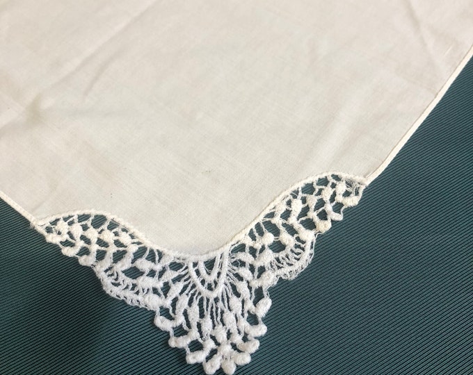 vintage ladies handkerchief, hankie