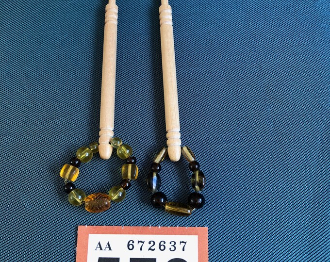 wooden lace bobbins