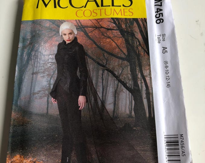 McCalls Costume Paper Pattern M7456