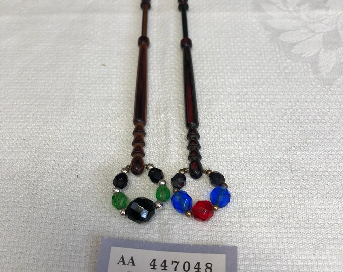 wooden lacemaking bobbins