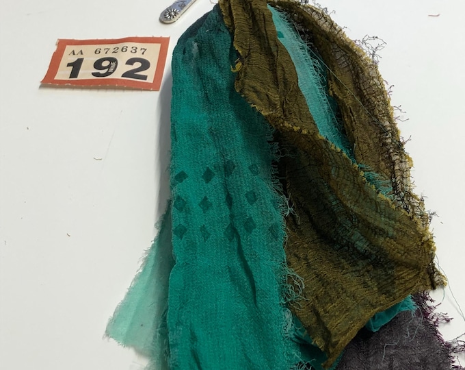 Vintage sari tassel bookmark