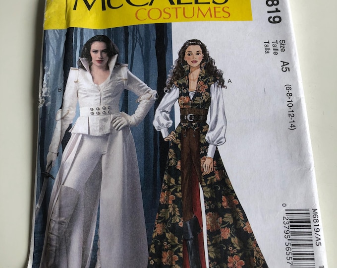 McCalls Costume Paper Pattern M6819