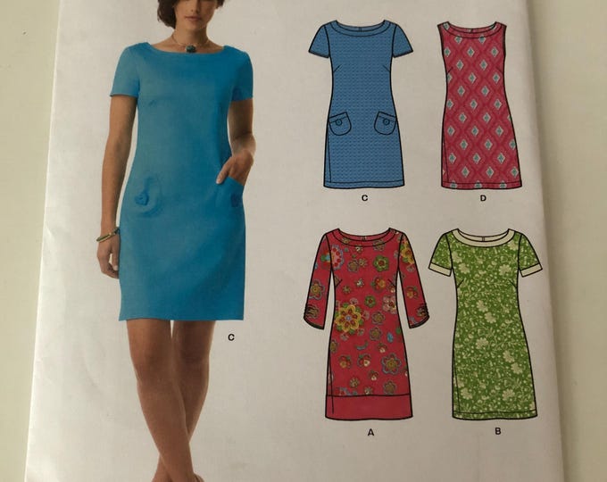 Ladies dress pattern, UNCUT, Factory Folded, New Look K6176