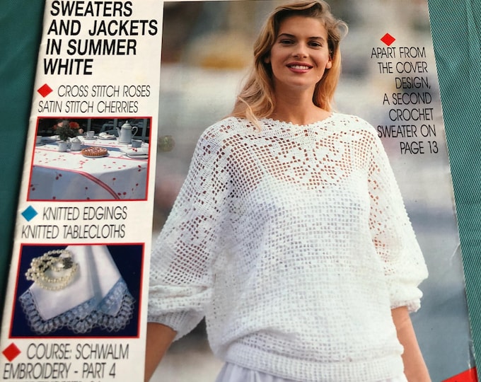 Anna, Burda Knitting and Needlecrafts magazine June 1990
