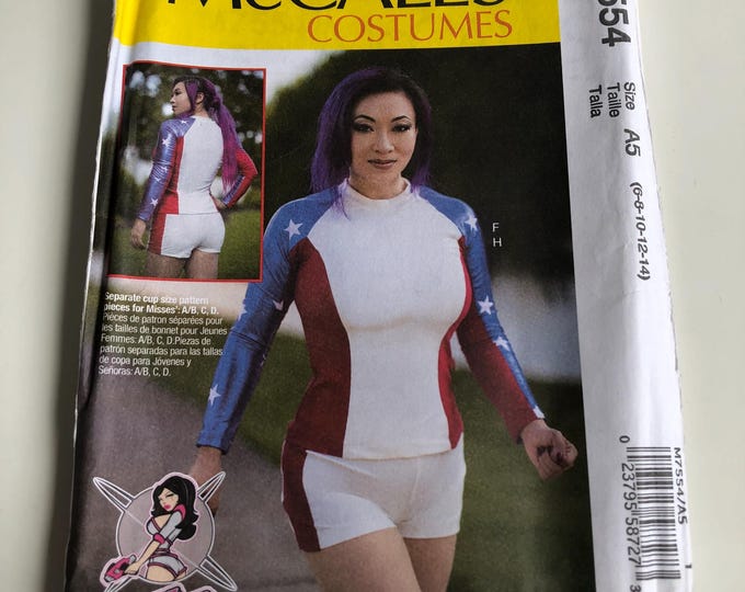 McCalls Costume Paper Pattern M7554