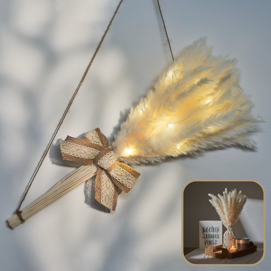 110 Stück Pampasgras Set - Getrocknete Blumen Für Deko Boho Style