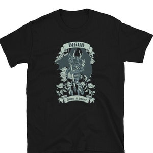 Druid Nature and Balance Short-Sleeve Unisex T-Shirt, Druid, Dungeons & Dragons, Pathfinder, class inspired, t-shirt