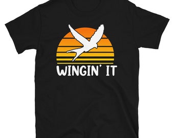 Wingin' it- Wingspan bird board game design- Geek on fleek- home of the geeky designs for board games fans. Tabletop Gaming Shirt